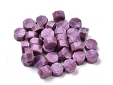 Pečatný vosk granule 20ks - perleťový fialový