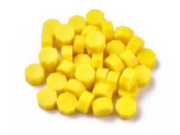 Pečatný vosk granule 20ks - žltý