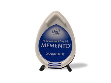 Pečiatková poduška MEMENTO - Danube Blue - modrá