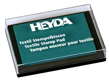 Pečiatková poduška na textil HEYDA - tyrkysová