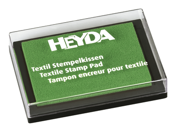 Pečiatková poduška na textil HEYDA - zelená