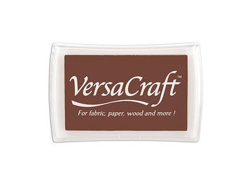 Pečiatková poduška Versacraft - čokoládová hnedá