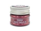 Perleťový minerálny prášok Art Mica PENTART 9g - super červená