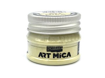 Perleťový minerálny prášok Art Mica PENTART 9g - žltý