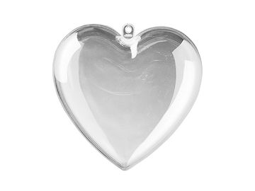 Plastové akrylové srdce 10cm