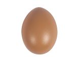 Plastové vajíčko 6cm - natur hnedé