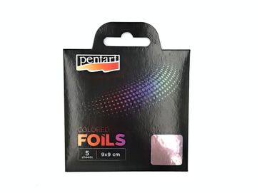 Plátky farebnej fólie PENTART 5ks - svetlofialové