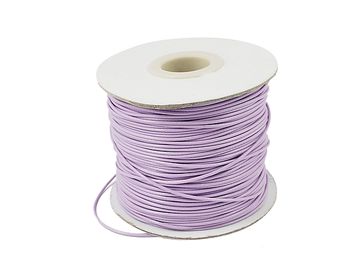 Polyesterová povoskovaná šnúrka 1,5mm - pastelová fialová matná