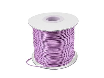Polyesterová povoskovaná šnúrka 1,5mm - svetlá fialová