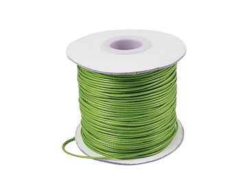 Polyesterová povoskovaná šnúrka 1,5mm - svetlá zelená