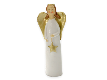 Polymérová vianočná ozdoba 13,5cm - anjel