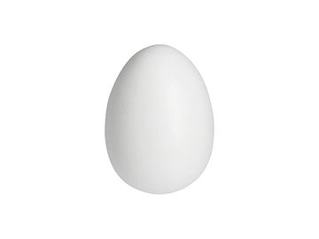 Plastové vajce 6cm - biele