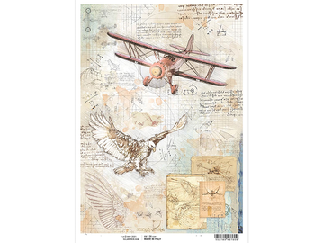 Ryžový papier A4 - Study of Flight
