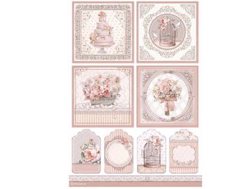 Ryžový papier A4 - You and Me - svadobné kartičky a štítky