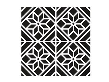 Šablóna 30x30cm - Nordic štvorce - mozaika