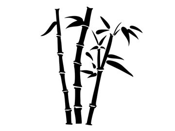 Šablóna A4 - bambus