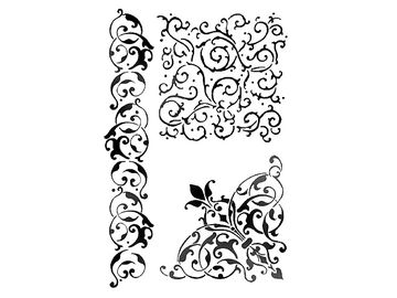 Šablóna A4 - ornamenty a bordúry