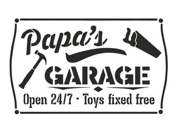 Šablóna A4 - Papa's Garage