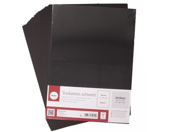 Sada čiernych papierov - výkresov 50ks - 220g/m²