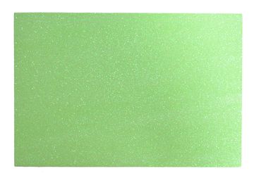 Samolepiaca machová guma s glitrami - pastelová zelená