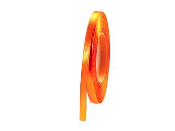 Saténová stuha 6mm - jasná oranžová