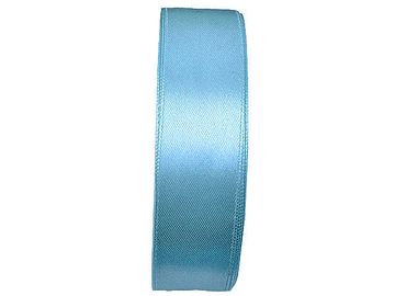 Saténová stuha 25mm - nebová modrá