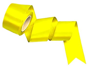 Saténová stuha 50mm - žltá
