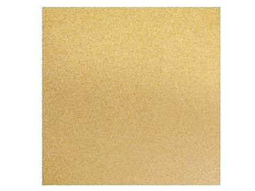 Scrapbookový papier metalický 30,5cm - jemný trblietavý zlatý