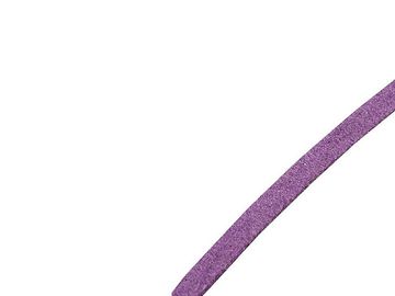 Semišová šnúrka 3mm - fialová