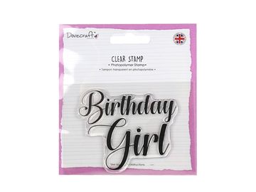 Silikónová pečiatka - Birthday Girl
