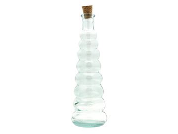 Sklenená fľaša s korkovou zátkou - 17,5 cm