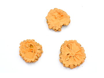 Sušené Ata plátky 3ks - pastelové oranžové
