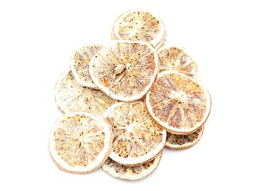 Sušené citrónové plátky 10ks - vintage biele