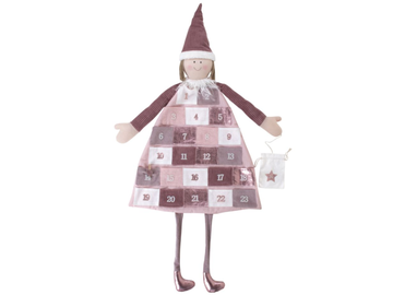 Textilný šitý adventný kalendár RAYHER - dievča