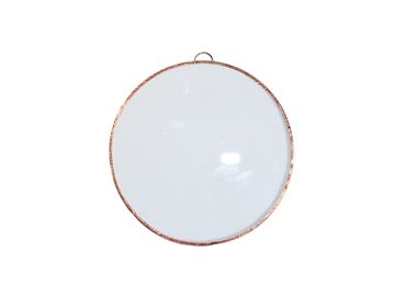 Závesný sklenený kruh - mandala - 12cm