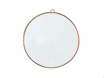 Závesný sklenený kruh - mandala - 15cm